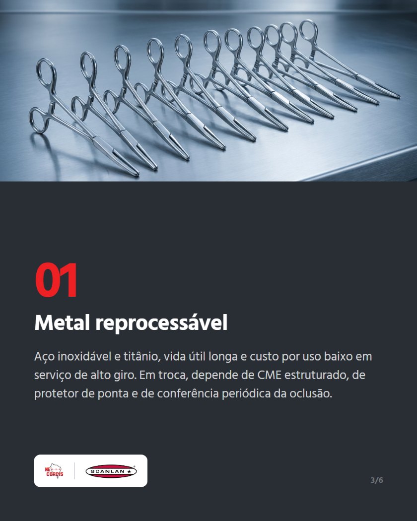 Clamp reutilizável ou de uso único? Depende do serviço, não da marca. — arte 3 de 6